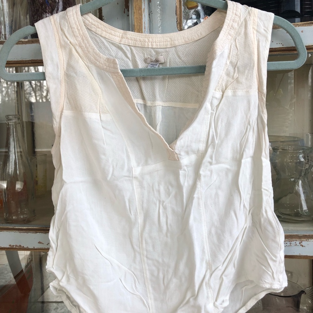 Urban Outfitters Cream Tank Top Blouse